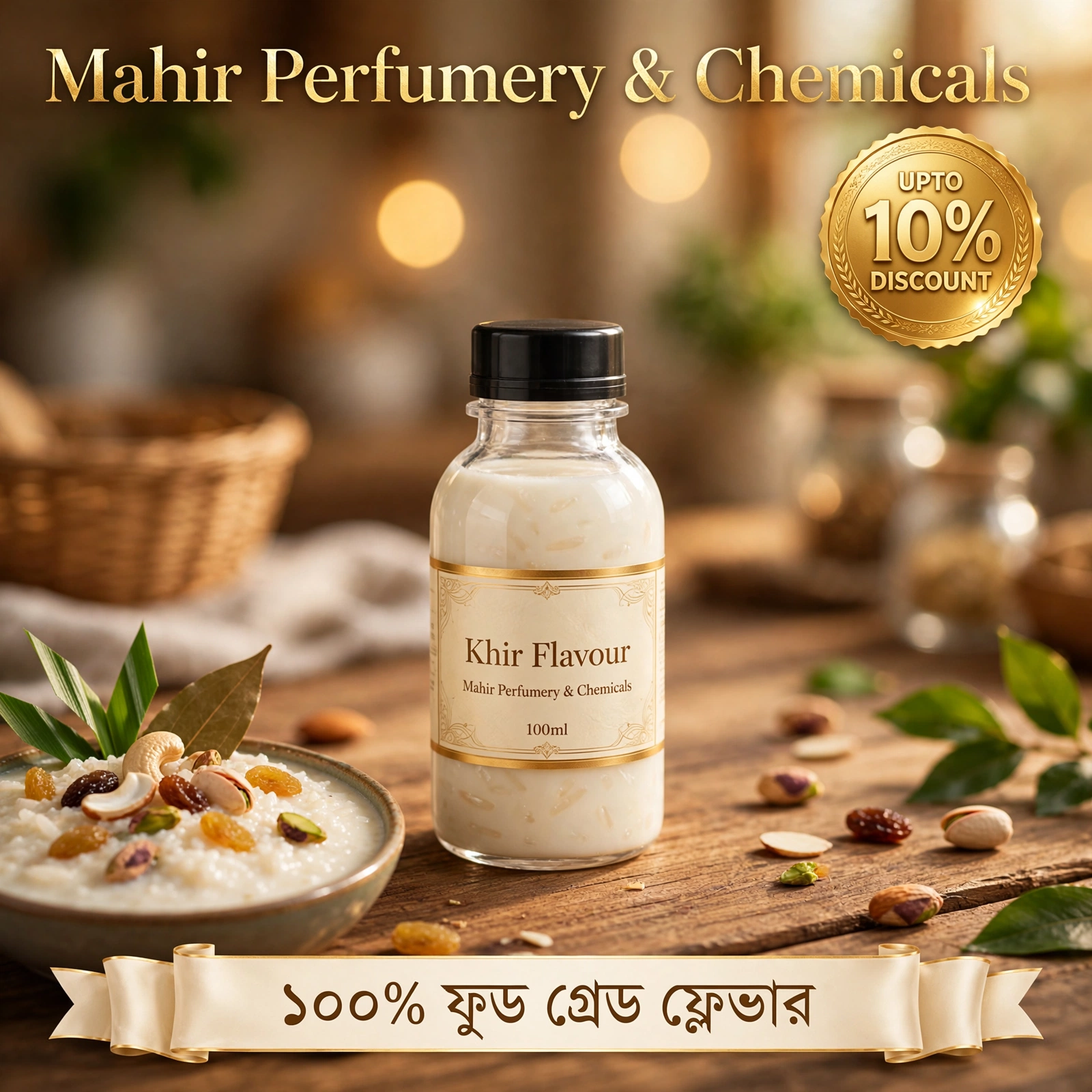 Khir Flavour 100ml (ক্ষীর ফ্লেভার)