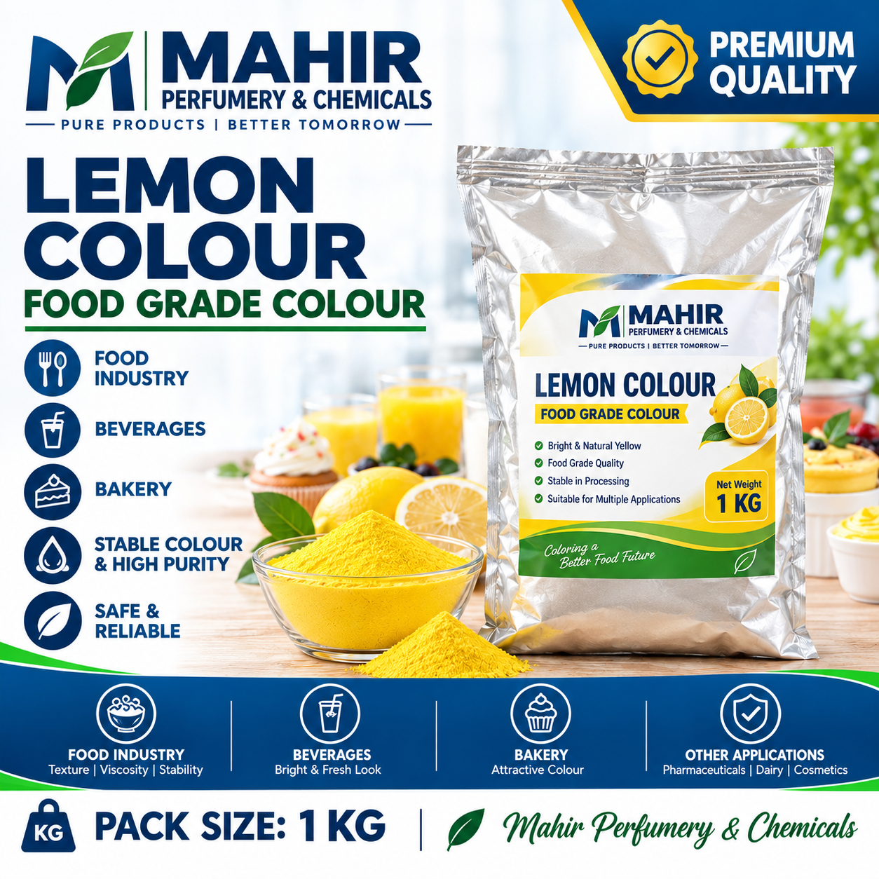 Lemon Colour 1kg (লেবুর রং)