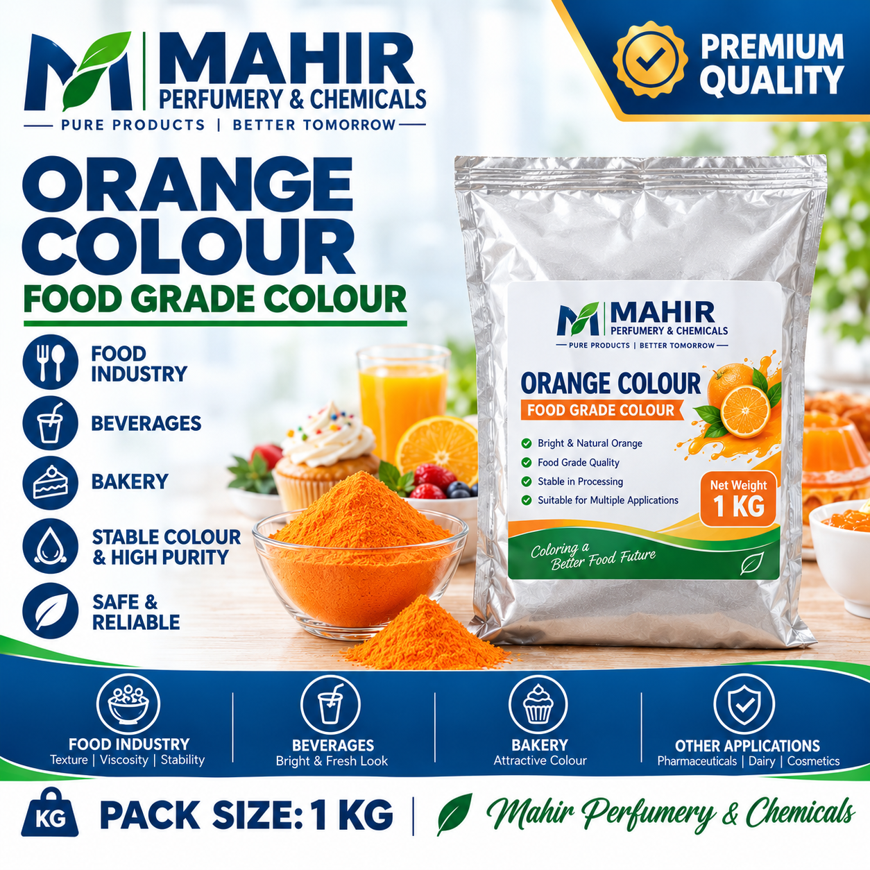 Orange Colour 1kg (কমলার রং)